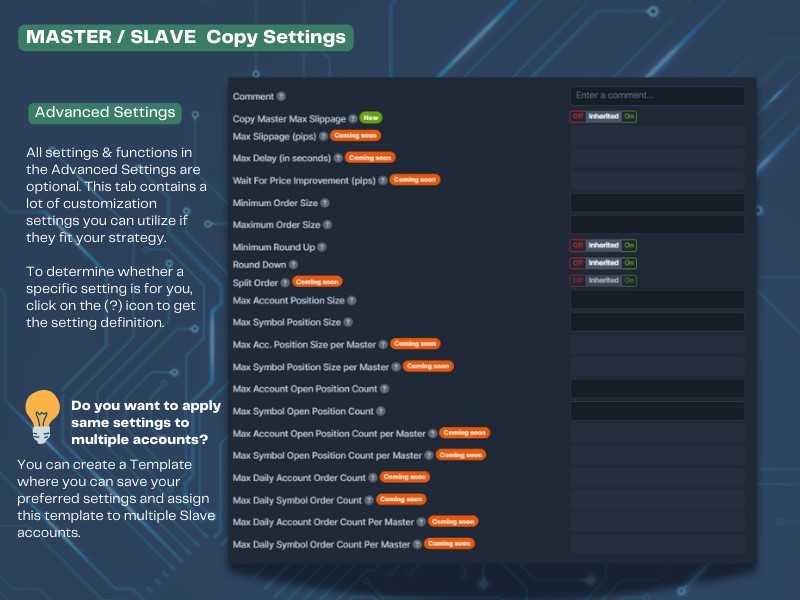 >Manage and adjust SL/TP | Duplikium Trade Copier